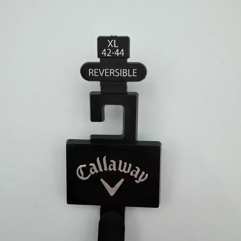 Callaway Swing Tech Reversible Belt Braided Khaki/Black Stretch XL 42-44 NWT